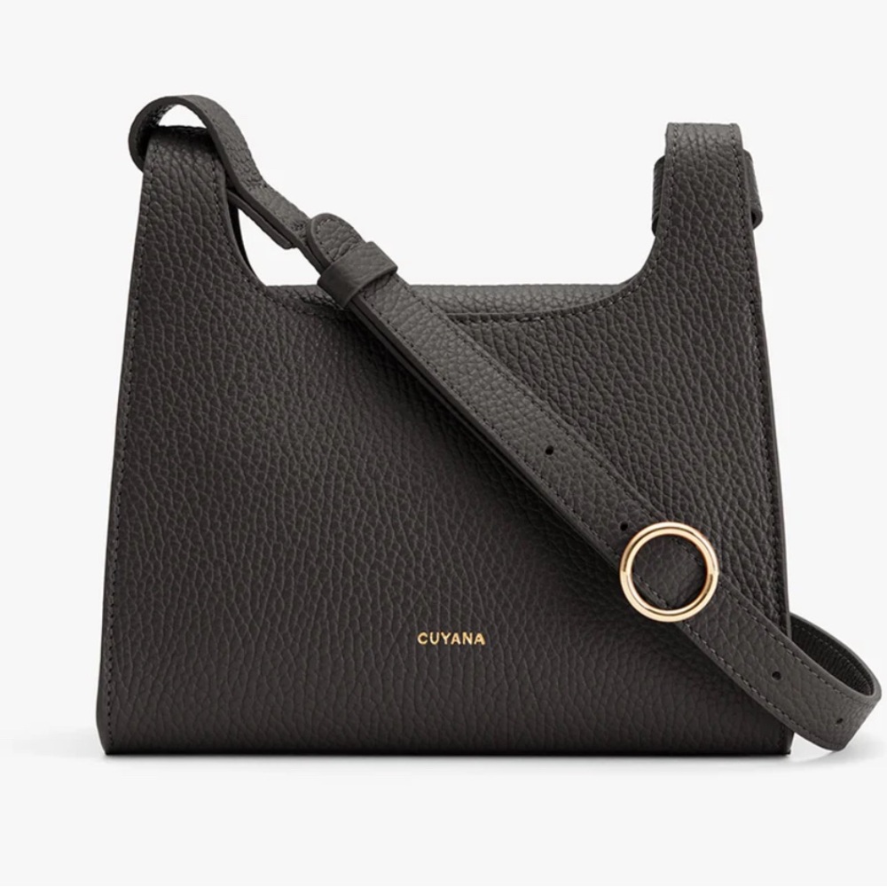 Black Cuyana Mini Double Loop Bag